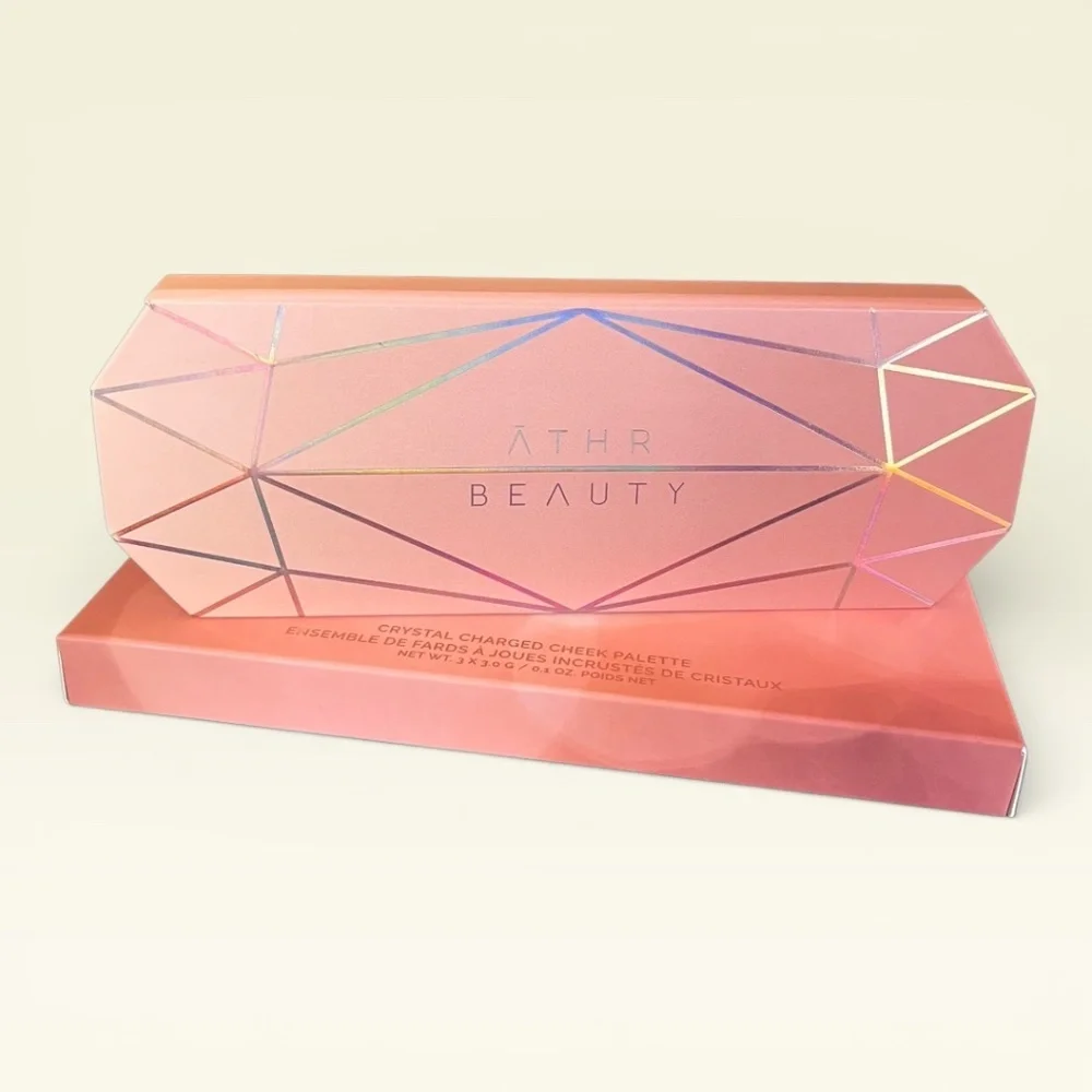ATHR Beauty Crystal Charged Cheek Palette Amber NIB Makeup Blush Highlighter Y2K